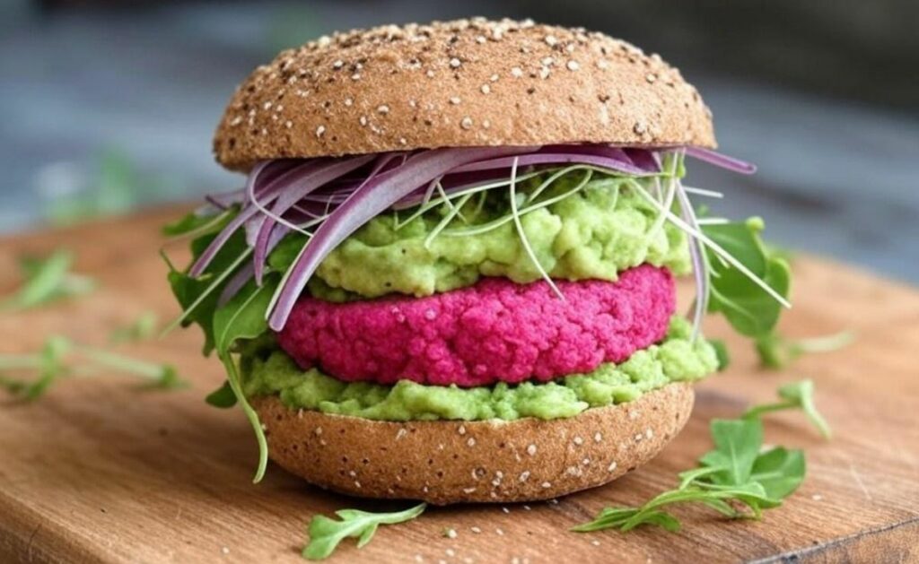 Recette burger végétarien simple mais gourmand à réaliser chez soi