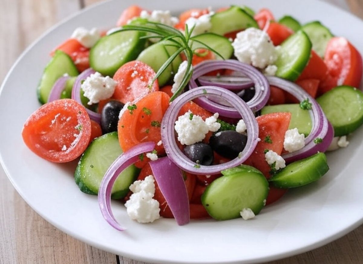 Recette salade grecque : une explosion de saveurs saines pour toute la famille